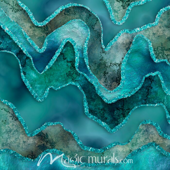 Haase Ocean Gemstones Wallpaper Wall Mural