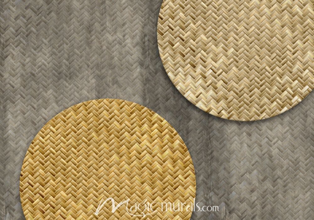 Haase Round Weave Shapes Wallpaper Wall Mural