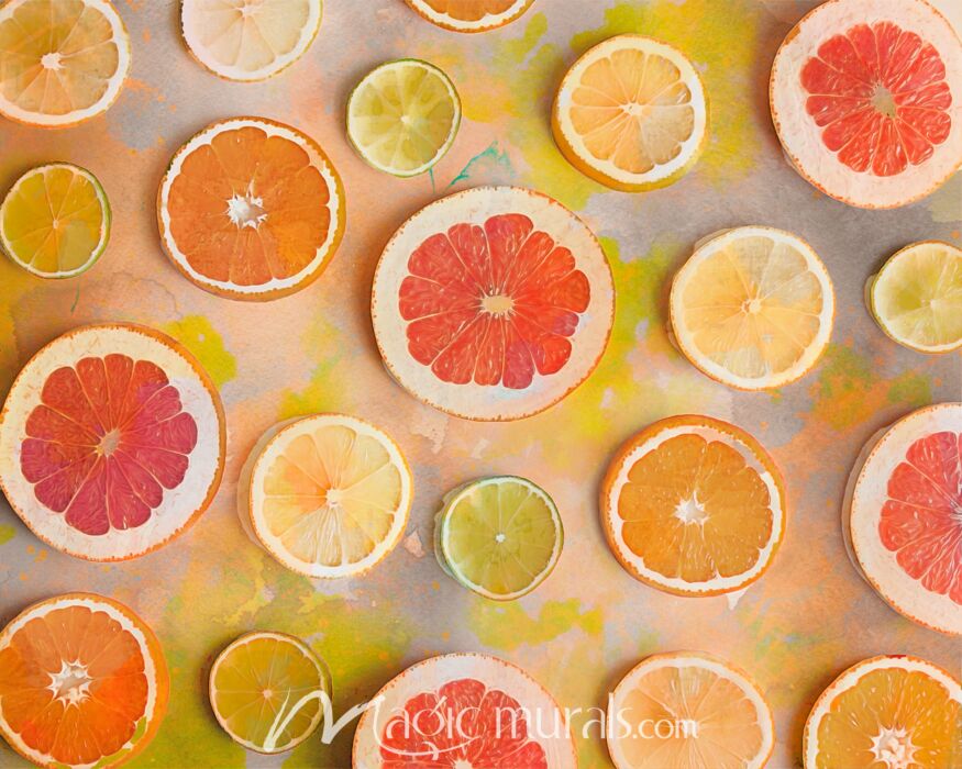 Haase Citrus Fun Wallpaper Wall Mural