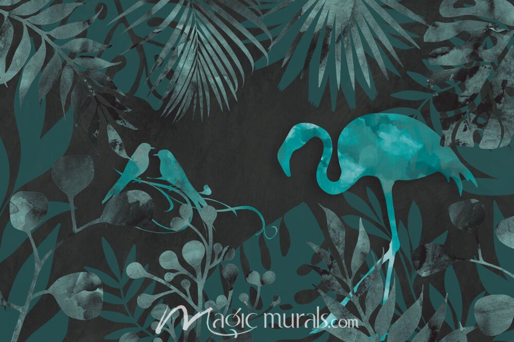 Haase Flamingo Jungle Wallpaper Wall Mural