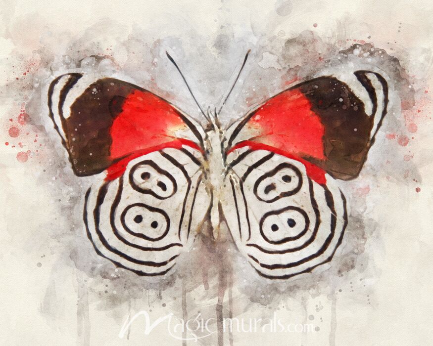 Butterfly Graphic Flight Wallpaper Wall Mural