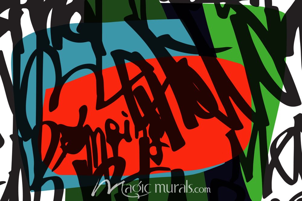 Abstract Graffiti 10 Wallpaper Wall Mural