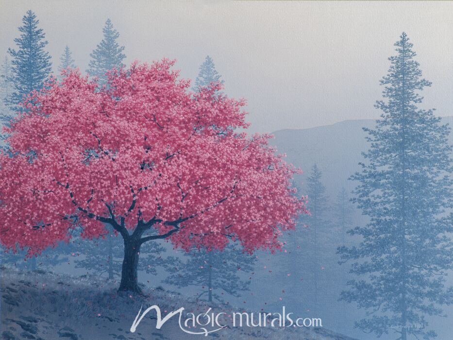 Tree Of A Different Color by R Courtney Wallpaper Wall Mural