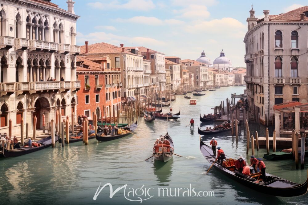 Venice Canal Italy Wallpaper Wall Mural