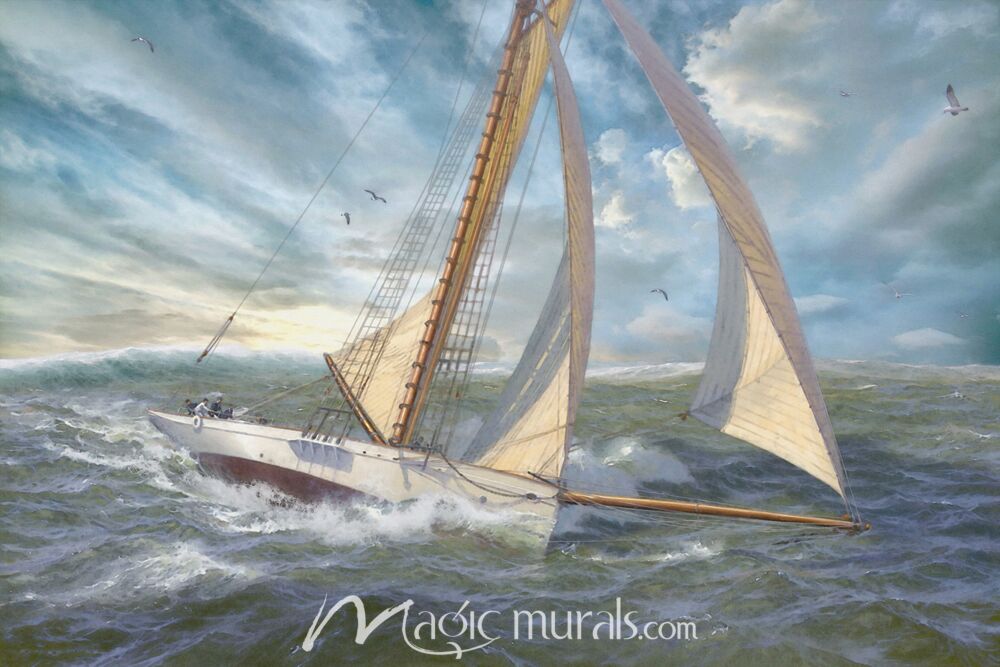 Smooth Sailing Four Wallpaper Wall Mural