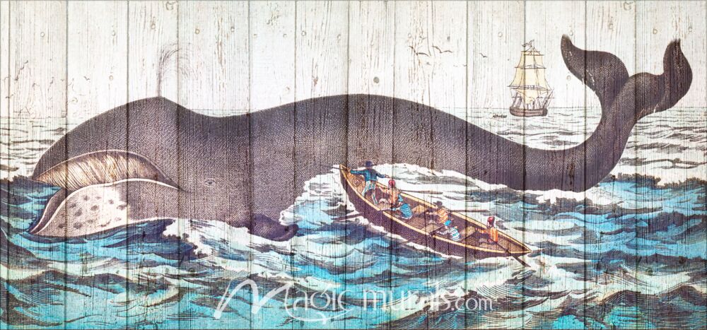 Whaling Days Wallpaper Wall Mural