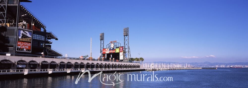 AT+T Baseball Park San Francisco 4186 Wallpaper Wall Mural