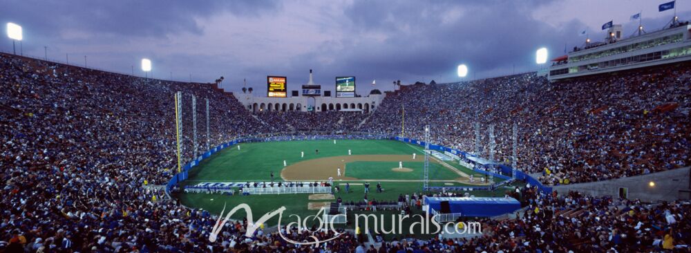 Dodgers at LA Memorial Coliseum 1586 Wallpaper Wall Mural