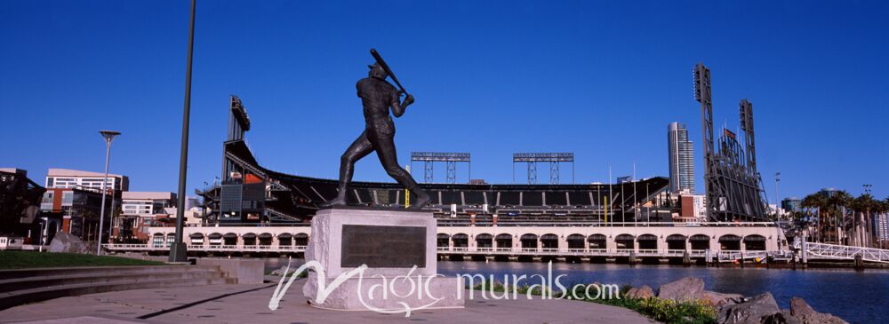 Willie Mays Statue 9060 Wallpaper Wall Mural