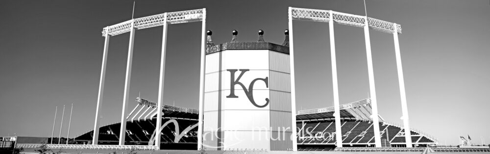 KC Kauffman Baseball Stadium 2566 Wallpaper Wall Mural