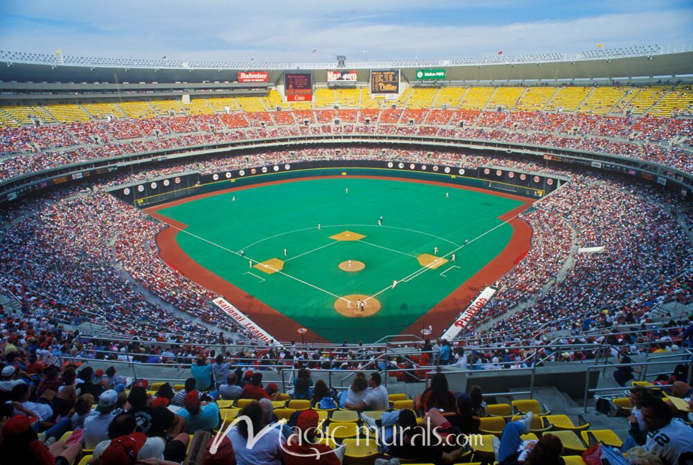 Astros at Phillies Veterans Stadium 1822 Wallpaper Wall Mural