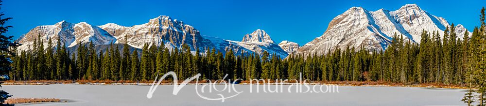 Alberta Mountains 7639 Wallpaper Wall Mural