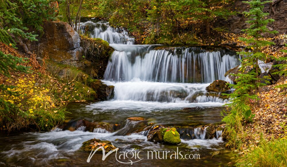 Hidden Falls Canmore 7641 Wallpaper Wall Mural