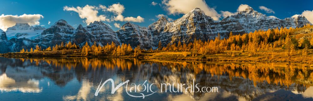 Minnestimma Lake Ten Peaks 7662 Wallpaper Wall Mural