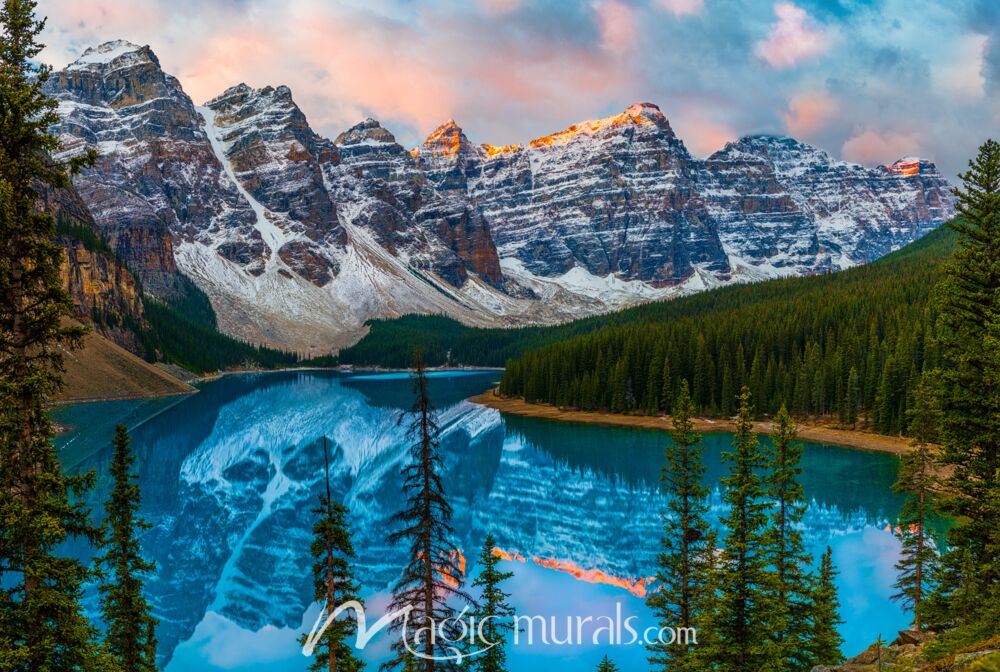 Moraine Lake Ten Peaks 7672 Wallpaper Wall Mural