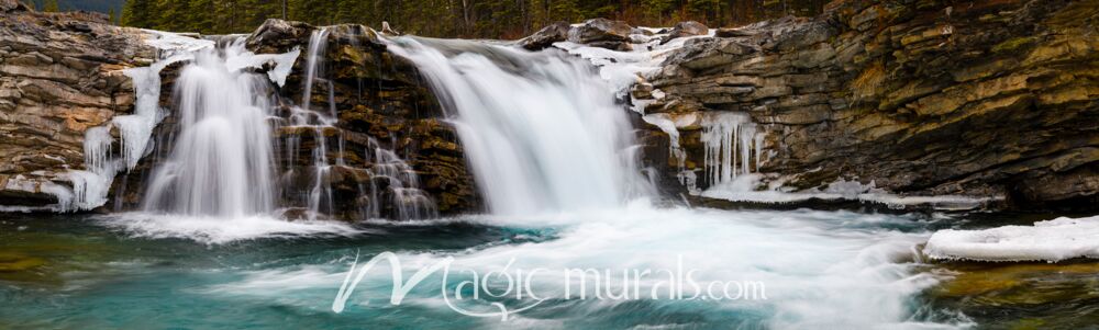 Sheep River Falls 7709 Wallpaper Wall Mural