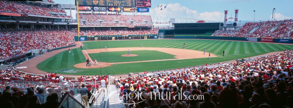 Cardinals at Cincinatti Great American Ballpark 2871 Wallpaper Wall Mural