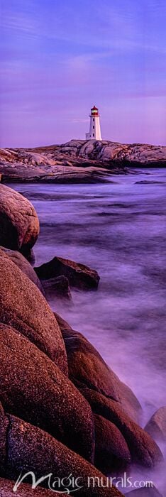 Peggys Cove Lighthouse Nova Scotia 3011 Wallpaper Wall Mural