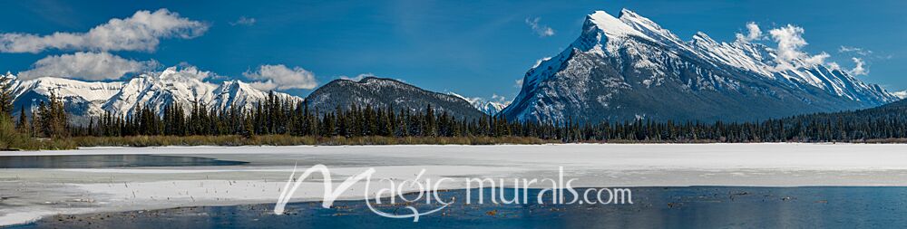 Mount Rundle Vermillion Lakes 3032 Wallpaper Wall Mural