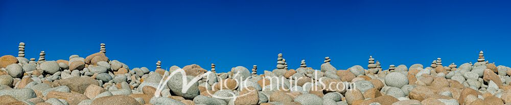 Baja California Rock Cairns 8858 Wallpaper Wall Mural