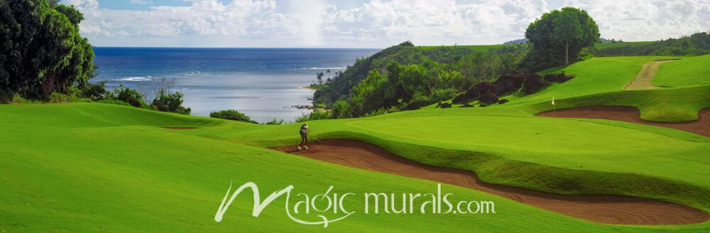 Princeville Golf Course Kauai Hawaii II Wallpaper Wall Mural