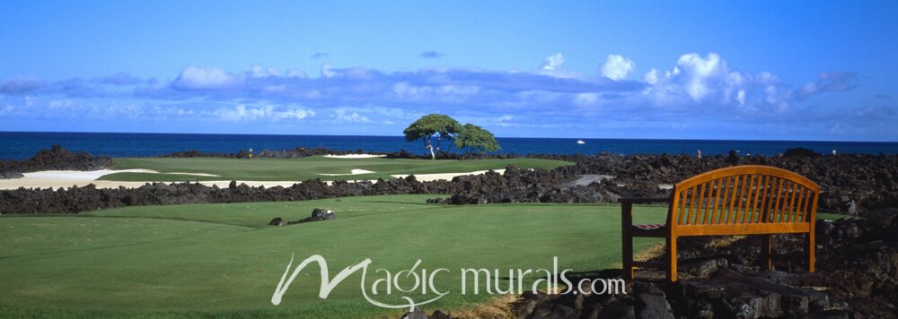 Hualalai Golf Course Hawaii Wallpaper Wall Mural