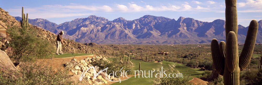 Tucson Golf Course Wallpaper Wall Mural