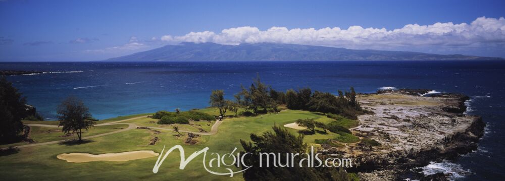 Bay Course at Ritz-Carlton Kapalua Wallpaper Wall Mural