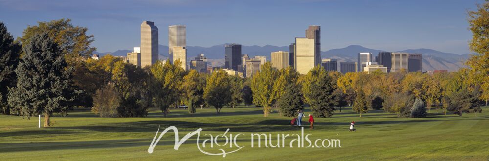 Denver Colorado Golf Wallpaper Wall Mural