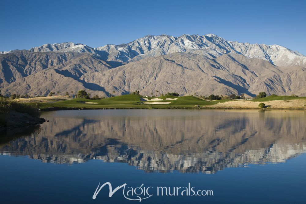 Mountains at Desert Princess Country Club Golf Wallpaper Wall Mural