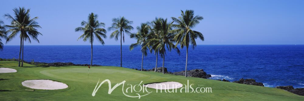 Kona Country Club Golf Wallpaper Wall Mural