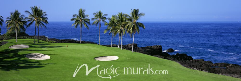 Kona Country Club Golf II Wallpaper Wall Mural