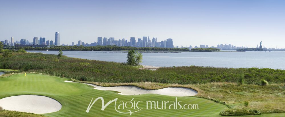 Liberty National Golf Club Jersey City Wallpaper Wall Mural