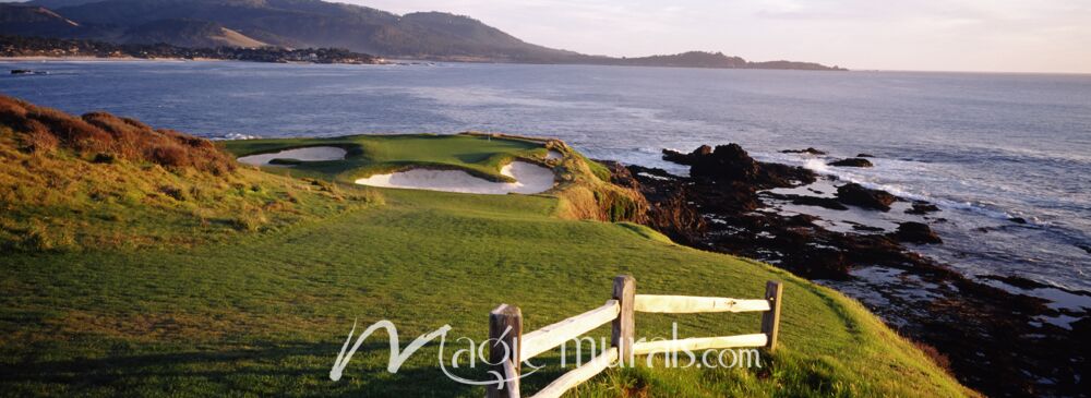 7th at Pebble Beach Golf Links Wallpaper Wall Mural