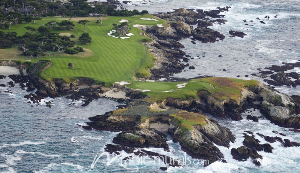 Pebble Beach Golf Links Wallpaper Wall Mural