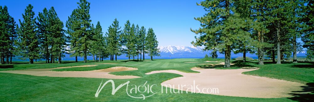 Edgewood Tahoe Sand Traps Wallpaper Wall Mural