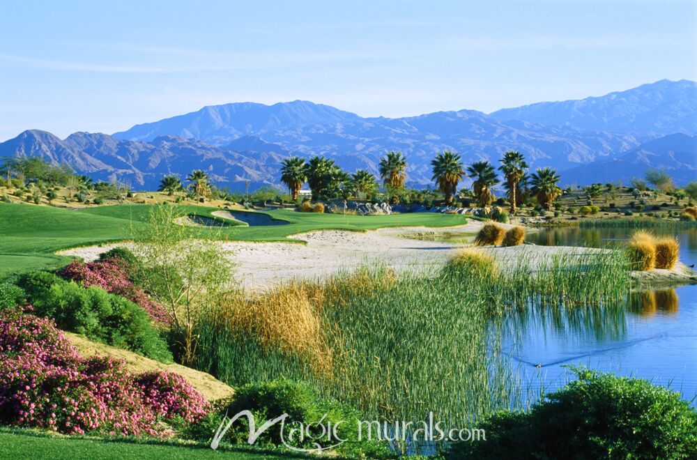 Firecliff Course at Desert Willow Golf Palm Springs Wallpaper Wall Mural