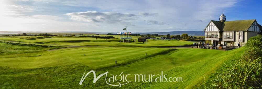 Royal Dornoch Championship Course Clubhouse Wallpaper Wall Mural