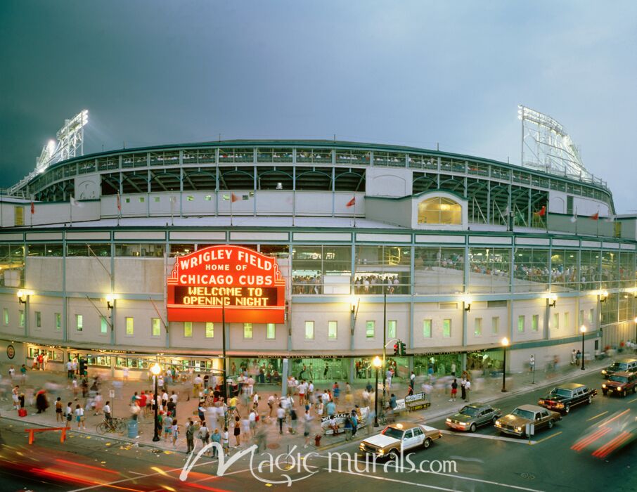 Wrigley Field Chicago Cubs 9800 Wallpaper Wall Mural