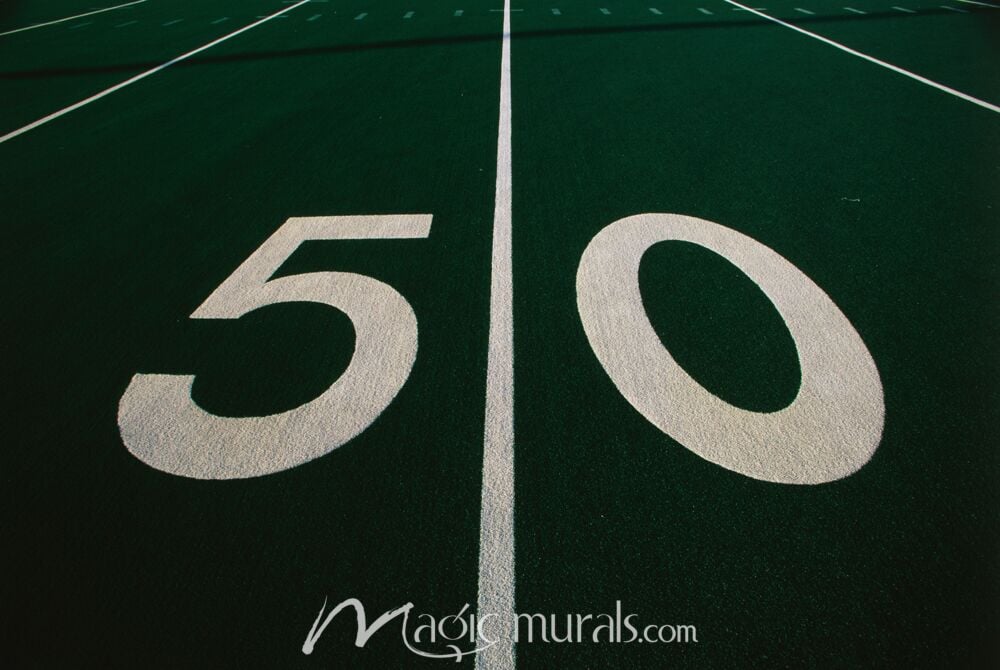 50 Yard Line 5581 Wallpaper Wall Mural