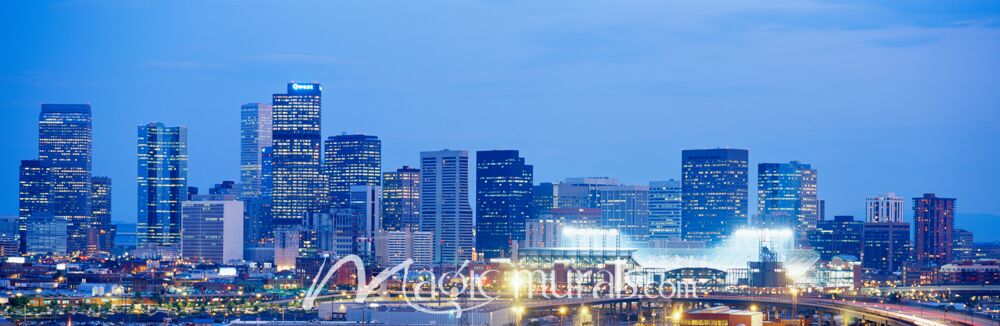 Denver Skyline 5913 Wallpaper Wall Mural