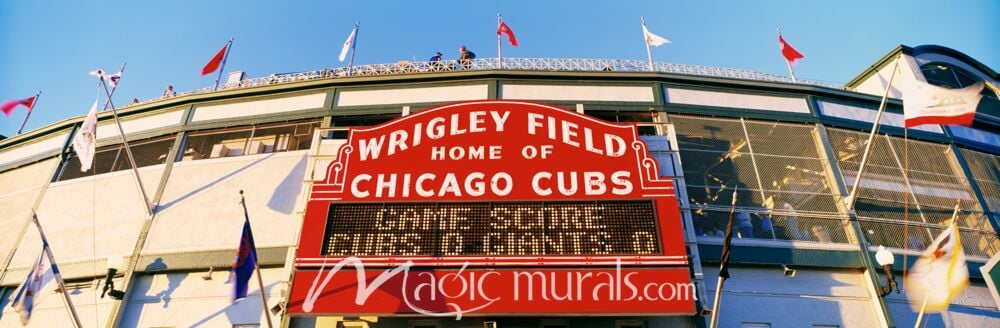 Wrigley Field Chicago Cubs 6863 Wallpaper Wall Mural