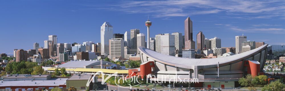 Calgary Alberta Skyline 9406 Wallpaper Wall Mural