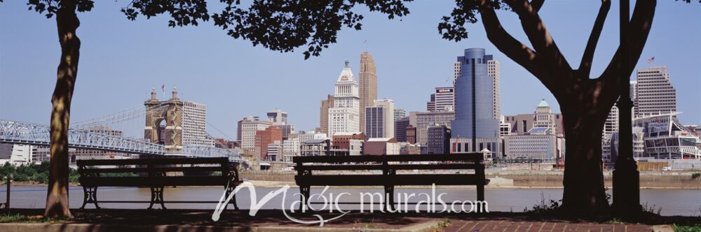 Cincinnati Skyline 5657 Wallpaper Wall Mural