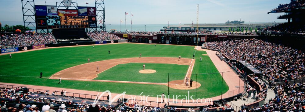 Pac Bell Stadium Baseball 1792 Wallpaper Wall Mural