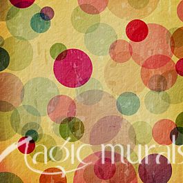 Vintage Polka Dots Wallpaper Wall Mural by Magic Murals