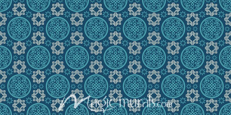 Geometric Seamless Pattern 7649 Wallpaper Wall Mural