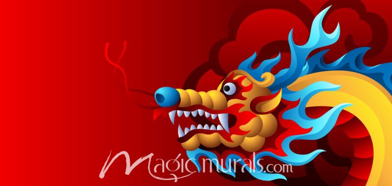 Chinese Dragon Wallpaper 4216 Wallpaper Wall Mural