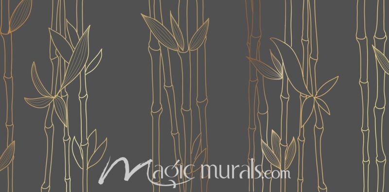 Bamboo Outlines 8473 Wallpaper Wall Mural