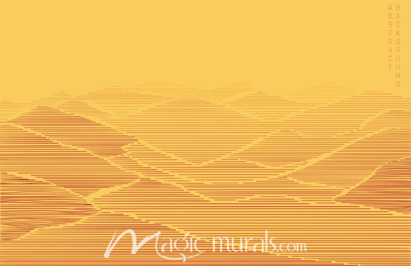 Abstract Landscape in Red and Yellow 5587 Wallpaper Wall Mural